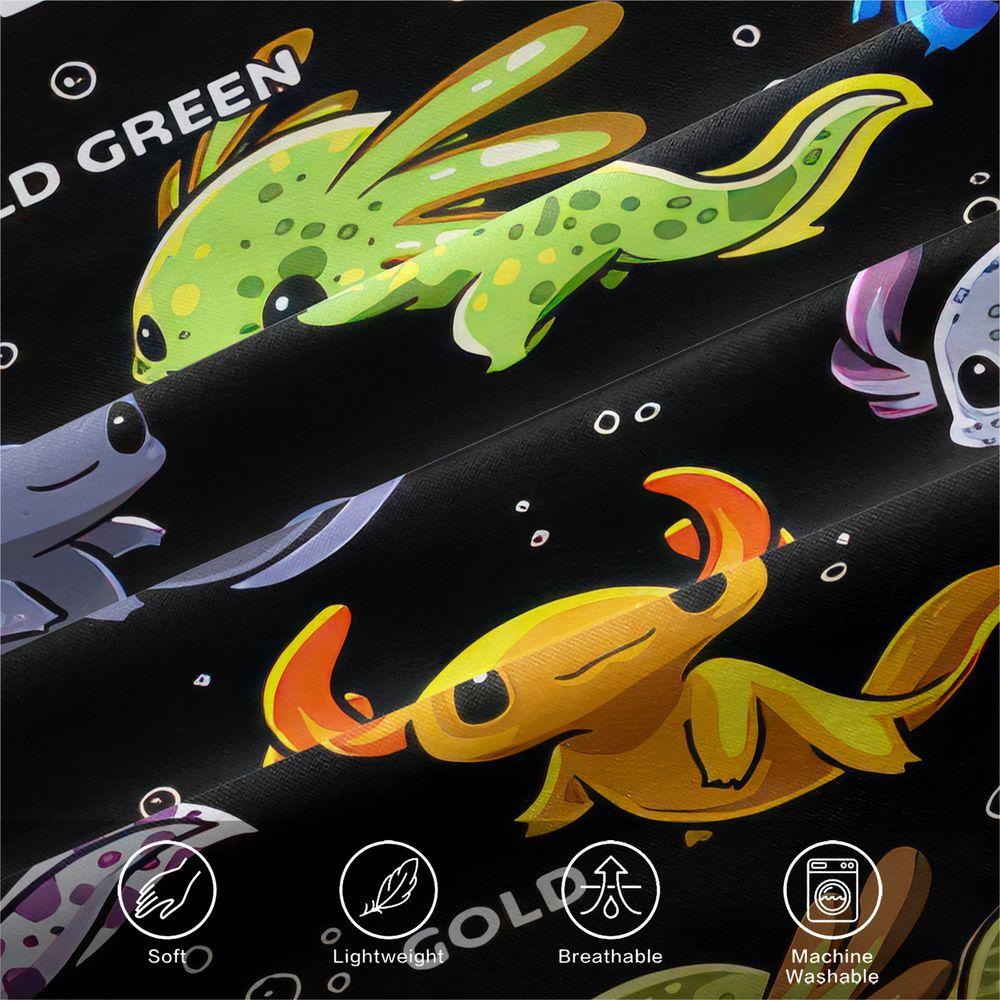 AXOLOTLS OF THE WORLD Print Duvet Cover Set 1 Duvet Cover&1/2 Pillowcase Soft Microfiber Bedding Set Modern Home Bedroom Decor