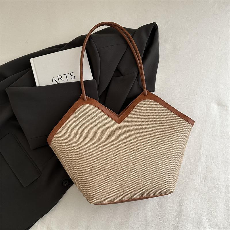 

Premium texture niche large-capacity handbag women s summer new shoulder bag versatile commuter tote bag