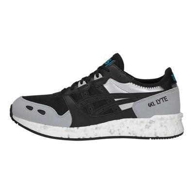 Hypergel Malla Cuero Sintético Cómodas Zapatillas Lifestyle de Caña Baja Zapatillas Unisex Negro Gris 1191A011-001