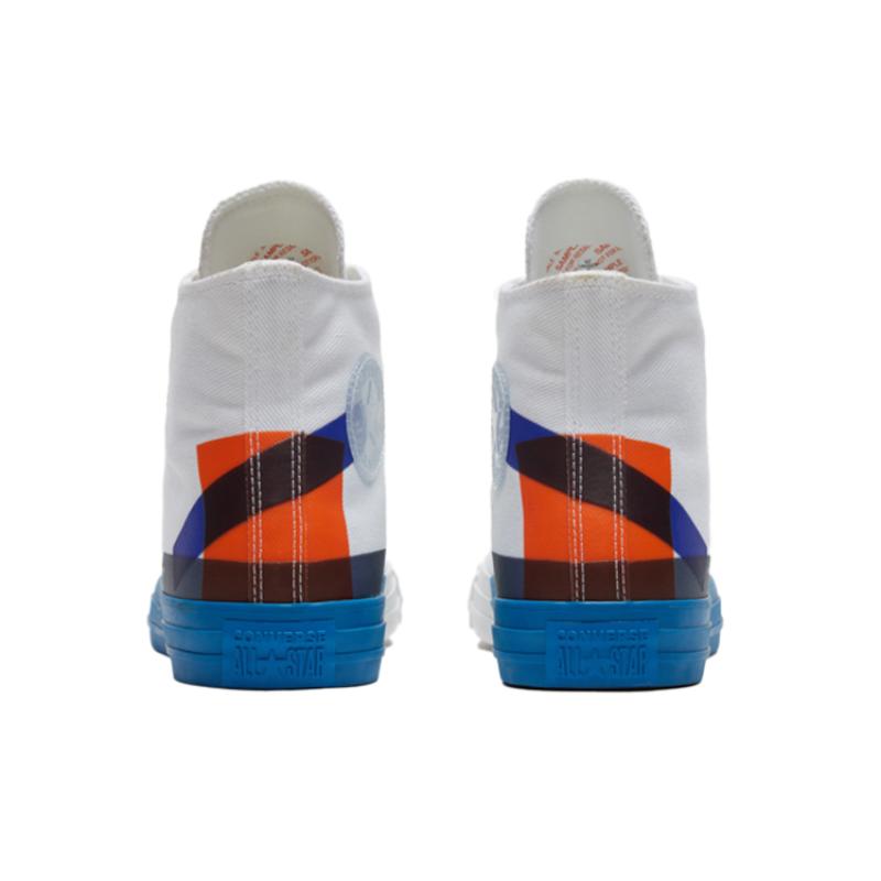 Converse Chuck Taylor All Star Classic High-top Canvas Shoes Unisex White and Blue