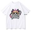 Blue Anime Archive T-shirt Sugar Rush Fun Women's Clothing Unisex Street Clothing Manga Role Playing Dress Pattern T-shirt