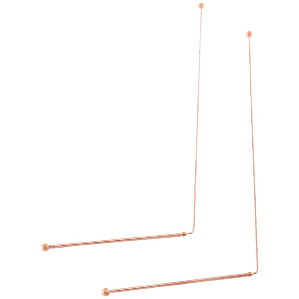 Pure Copper Energy Detection Rod 2 Pcs Detection Tool Set