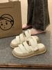 Thick-soled One-word Sandals Women's New Niche High-end French Summer Slippers Versatile Roman Shoes