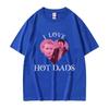 I Love Hot Dads Tshirt The Twilight Saga Charlie Swan Billy Burke Graphic Tshirts Unisex Women Cotton Oversized T Shirt Streetwear