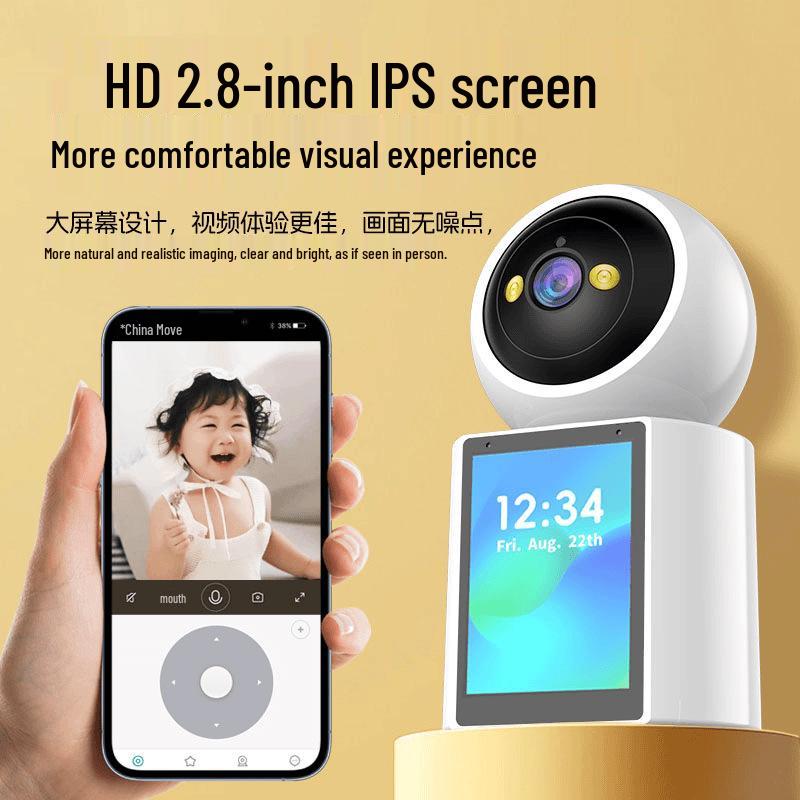 Smart WiFi HD Camera Monitor with Real-time Video Call & Phone Connectivity