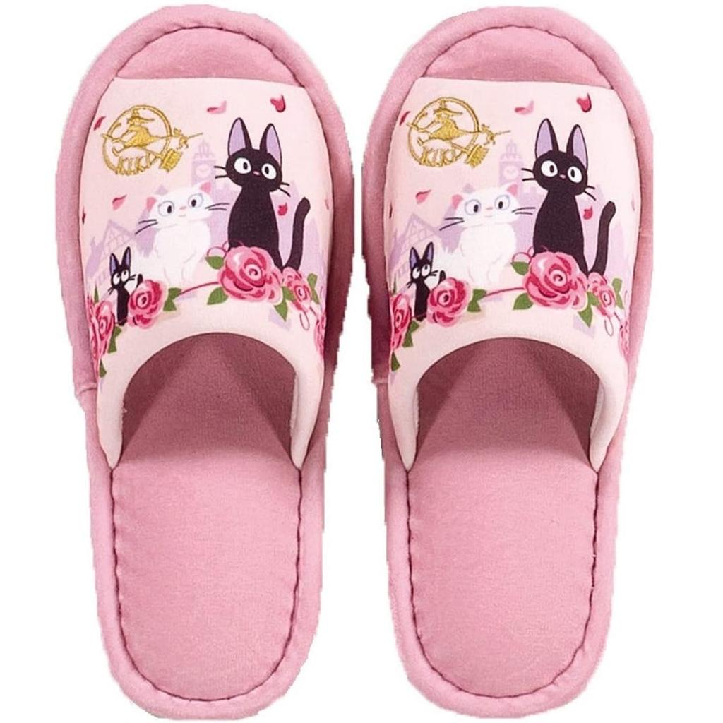 Delivery Service Toilet Mat and Slippers Set Size Toilet Mat Senko Date with Jiji Studio Ghibli Kiki's 2-Piece (Regular + Slippers)