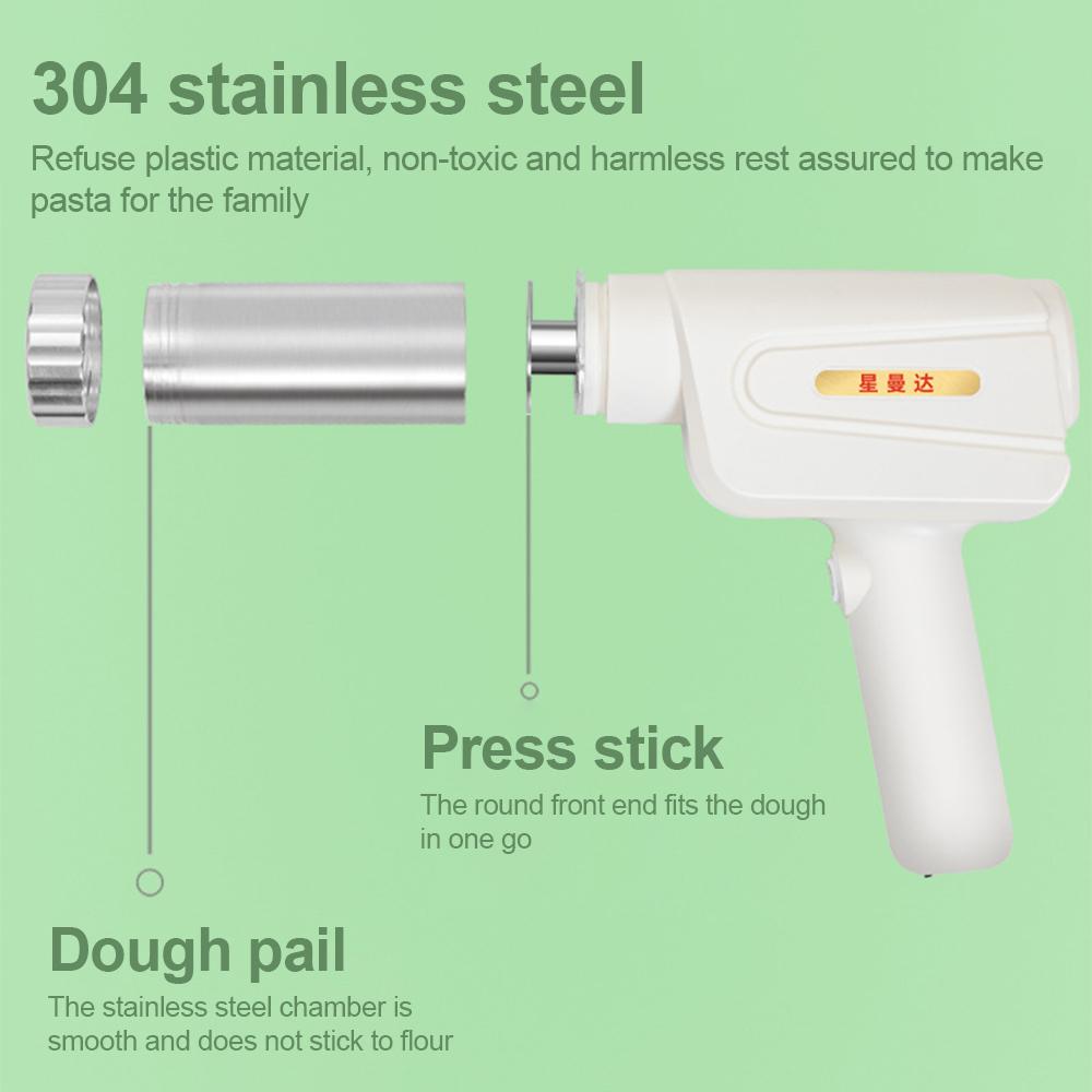 Automatische Nudelmaschine Handheld Elektrische Nudelmaschine 5-in-1 Schnurlose Tragbare Spaghetti