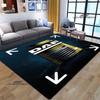 truck Retro printed carpet Living room bedroom carpet non-slip carpets Yoga mat Outdoor carpet kawaii rug