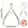 1/2/6pcs Professional Stainless Steel Nail Cutter Scissor Nippers Muti Function Cuticle Pusher Remover Nail Care Manicure Kits