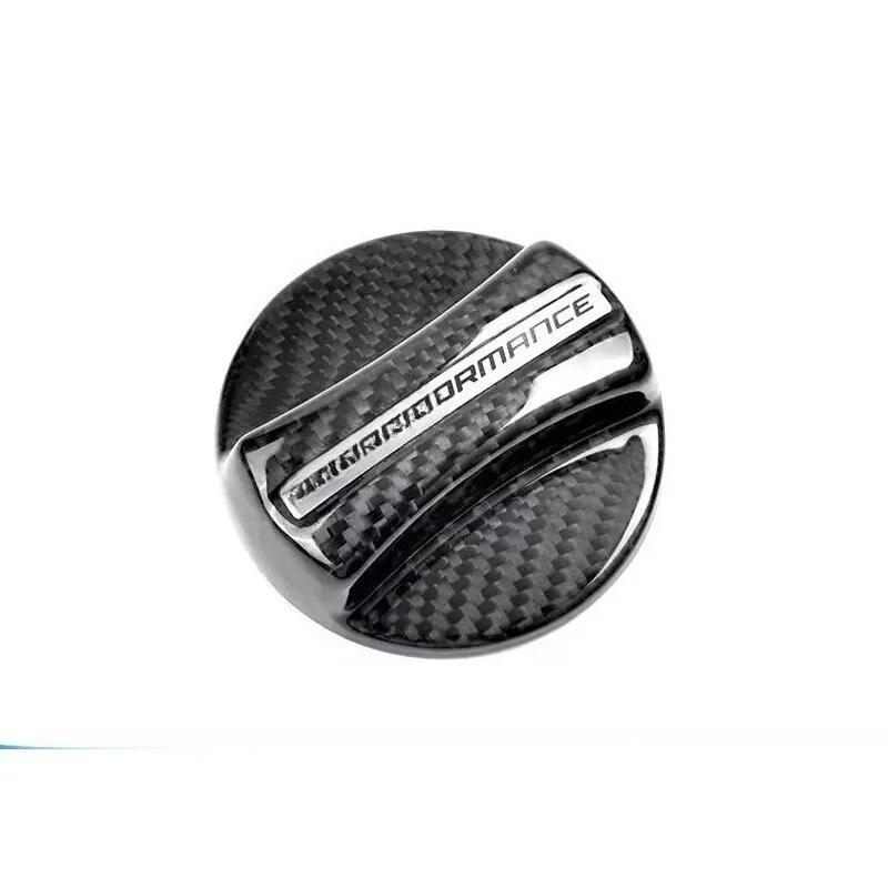 For BMW Series Carbon Fiber Fuel Tank Cap Cover Universal Fit Fuel Lid Trim for F15 F30 G20 E90 E46 - Sporty Exterior Upgrade