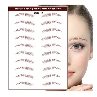 Eyebrow Sticker 6D Simulated Eyebrow Sticker Ecological Bionic Eyebrow Lazy Eyebrow Sticker Template Eyebrow Sticker Eyebrow Tattoo Sticker