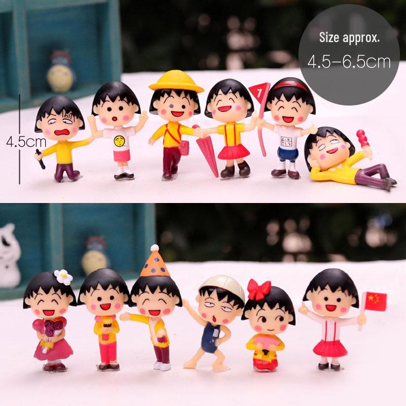 

Фигурка Чиби Маруко-чан Веселая жизнь Кукла Топпер для торта