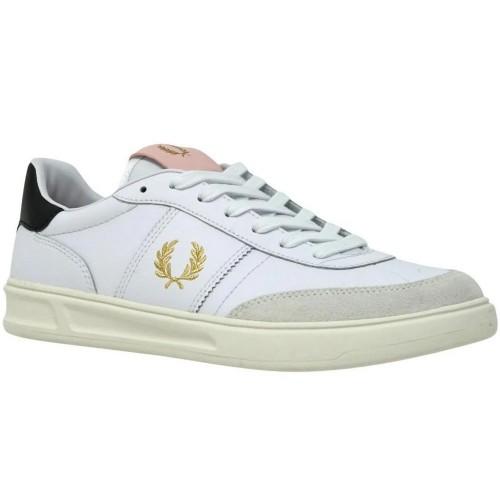 Fred Perry Womens/Ladies Logo Leather Trainers