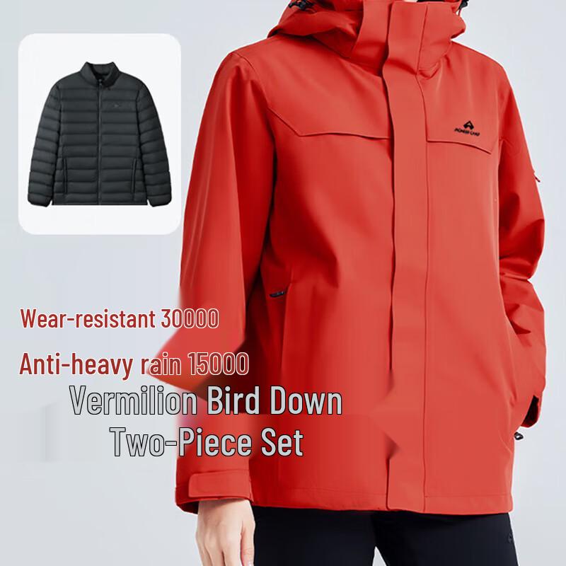 

Tuoluzhe Women s 3-in-1 Down Jacket S