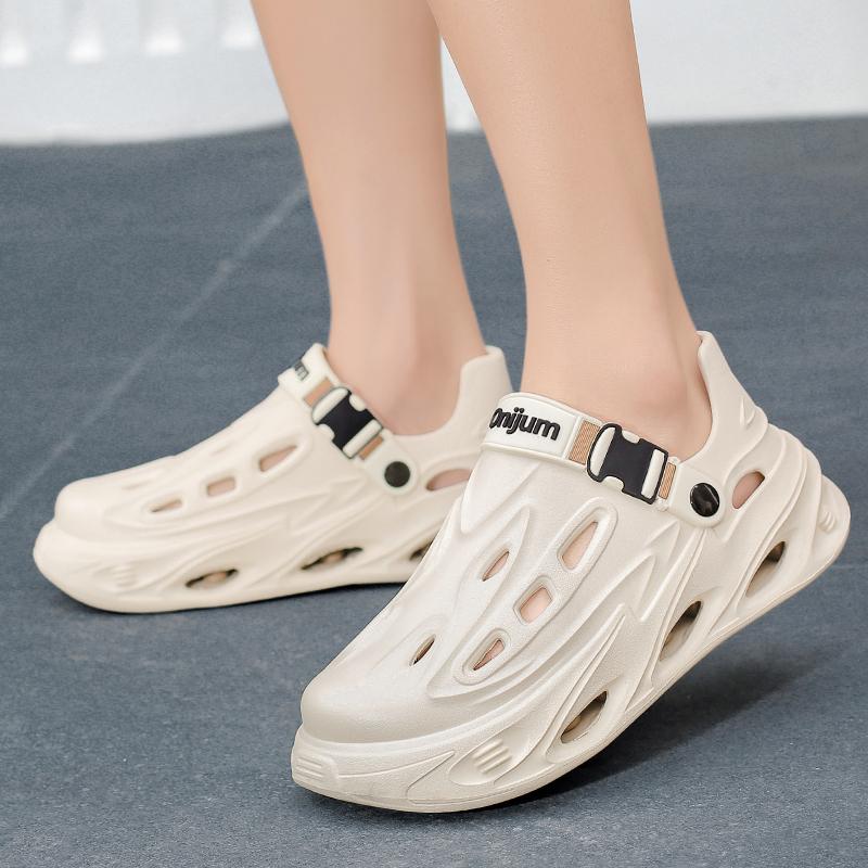 Summer New Men'S Outdoor Clogs Beach Sandals Sport Breathable Slippers Slides Men Casual Garden Shoes Hiking Men Outdoor Sandals