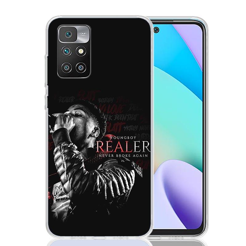 YoungBoy Never Broke Again Case Phone Cover for Xiaomi Redmi 13 13C 14C 12 12C 10 10C 10A 9 9C 9A 9T 8 8A 7 7A 6 Pro 6A K70 K60