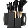 Set di utensili da cucina in silicone set da 19 pezzi padella antiaderente set per la casa coltello combinazione silicone utensili da cucina resistenti alle alte temperature