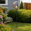 Solar Animal Garden Light, Moon Cat Bird Dog Solar Light with Metal Stake, Solar Powered Outdoor Animal Crescent Light for Patio Pathway Yard Decor