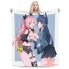 ZZZ Ellen Nicole Miyabi Plush Blanket Girls Boys  Flannel Throw Blanket For Couch Chair Super Warm Custom Quality Bedspread Gift