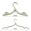 10PCS Foldable Plastic Hooks - Space Saving Travel Clothes Hanger for Wardrobe