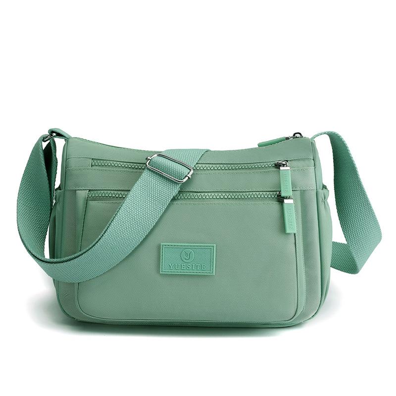 Lightweight Crossbody Bag Multi-Pocket Shoulder Bag Nylon Women's Bag