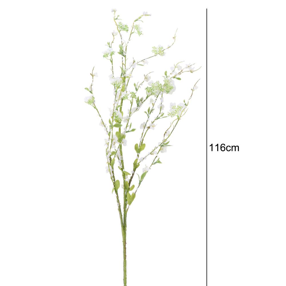 Lifelike Simulation Snow Willow Plastic Fake Plants  Living Room Restaurant Decor