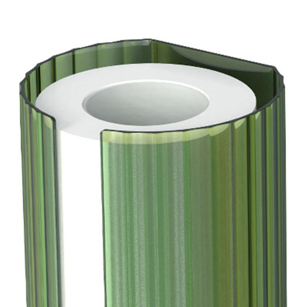 PET Wall Paper Towel Dispenser Clear Wall Mount Dispenser Paper Towel Holder Box  Kitchen зелёный