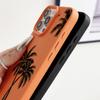 Für iPhone 16 Pro Max 16E 15 14 Pro 13 12 11 Handyhülle Kokospalmenmuster Schlank Weich TPU Sturzsicher Stoßfest Matt Bumper Cover