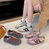 Retro inner height increase women's new autumn versatile casual sports board shoes fashionable flat bottom