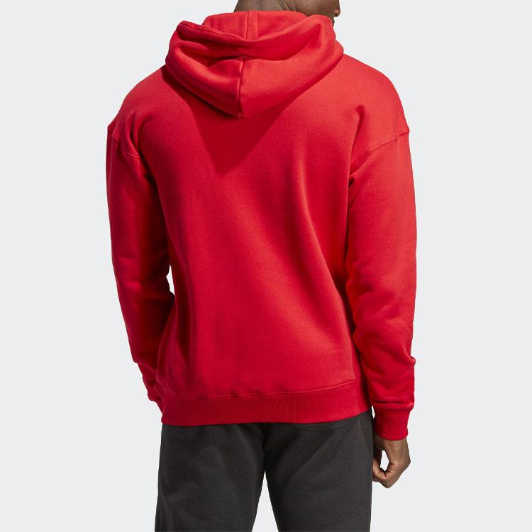 adidas Manchester United Chinese Story Soft Fleece Pullover Hoodie Men Vibrant Red HT1992