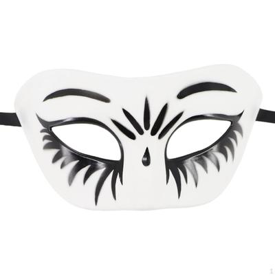 Masquerade Costume Accessory Cosplay Prop Face Cover Half for Dress Up Performance Holiday