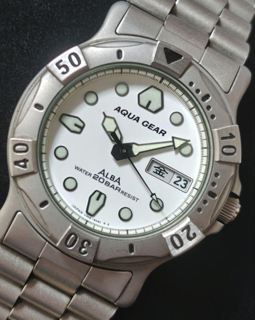 

[Б/У] Seiko ALBA Diver Aqua Gear 200M Рабочий Кварц