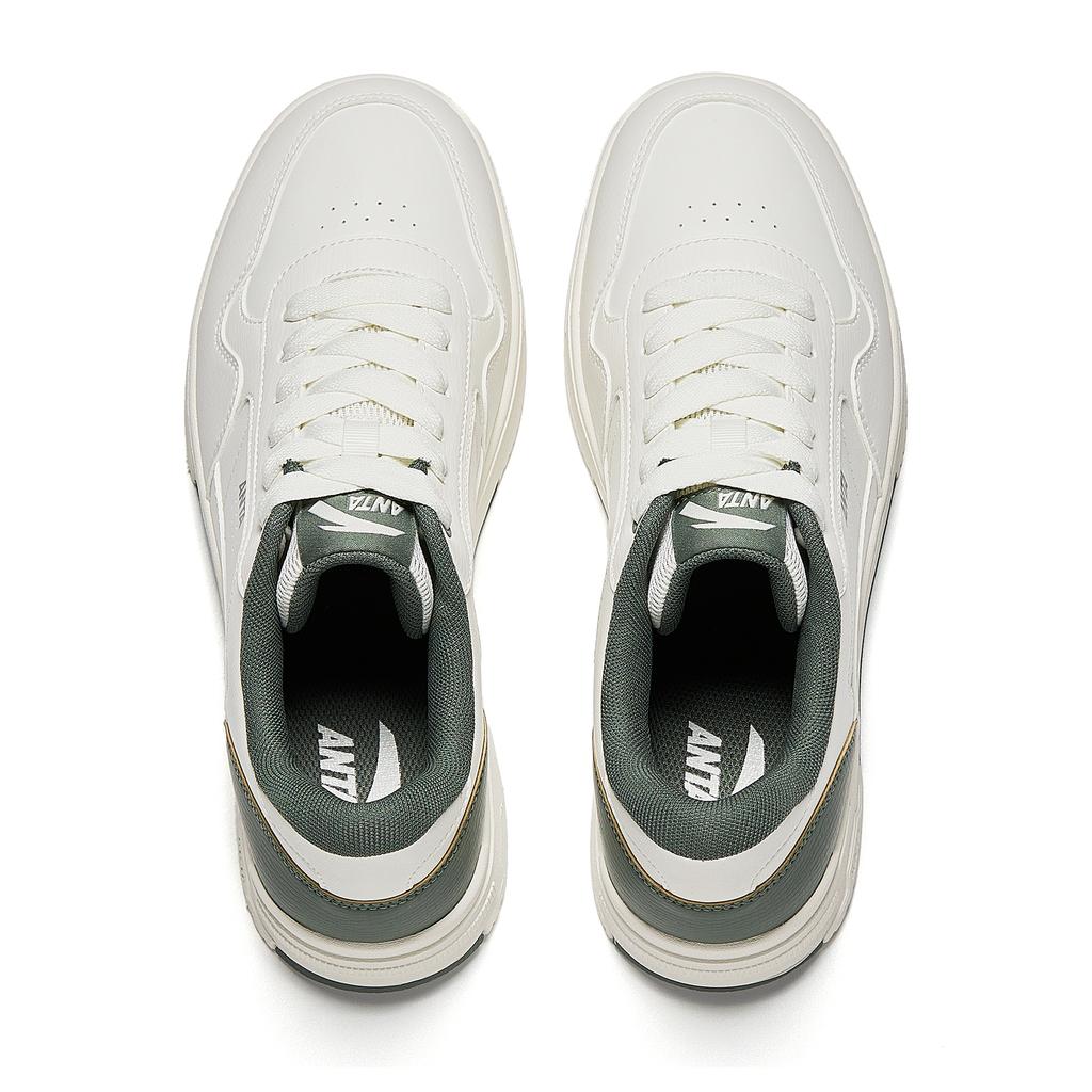 Anta Sports Casual Non-Slip Wear-Resistant Lightweight Low-Top Sneakers Men Sneakers White Green 912518008-3