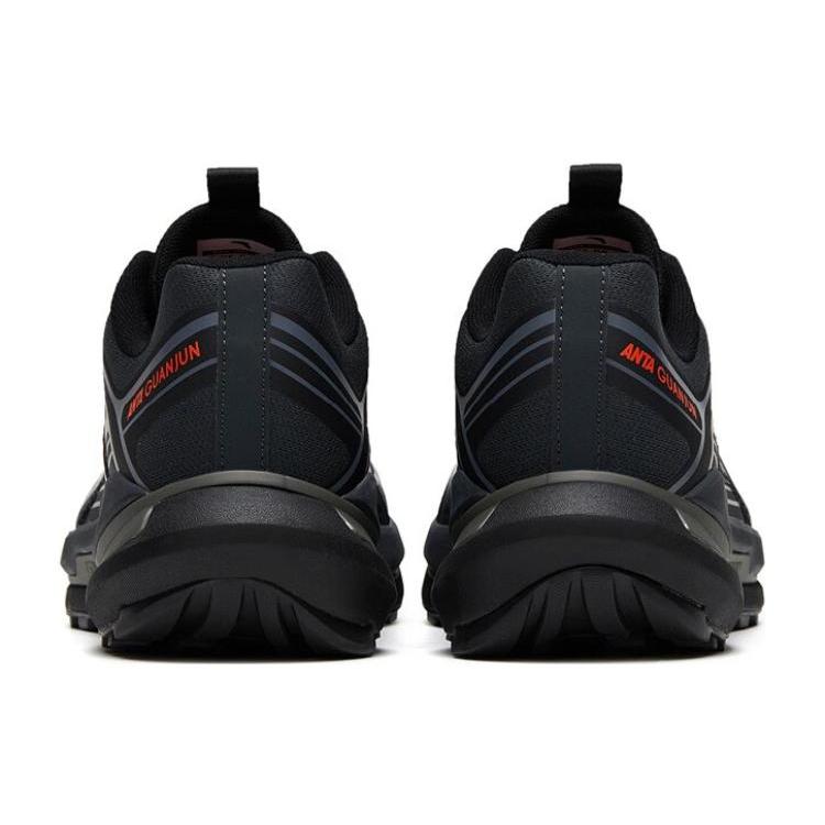 Anta Slip Resistant Abrasion Resistant Slip Resistant Abrasion Resistant Low top Running Shoes Men's Black 112315660A-4