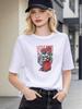 Unisex T-Shirt Little Demon Print Casual Loose Soft Daily Top
