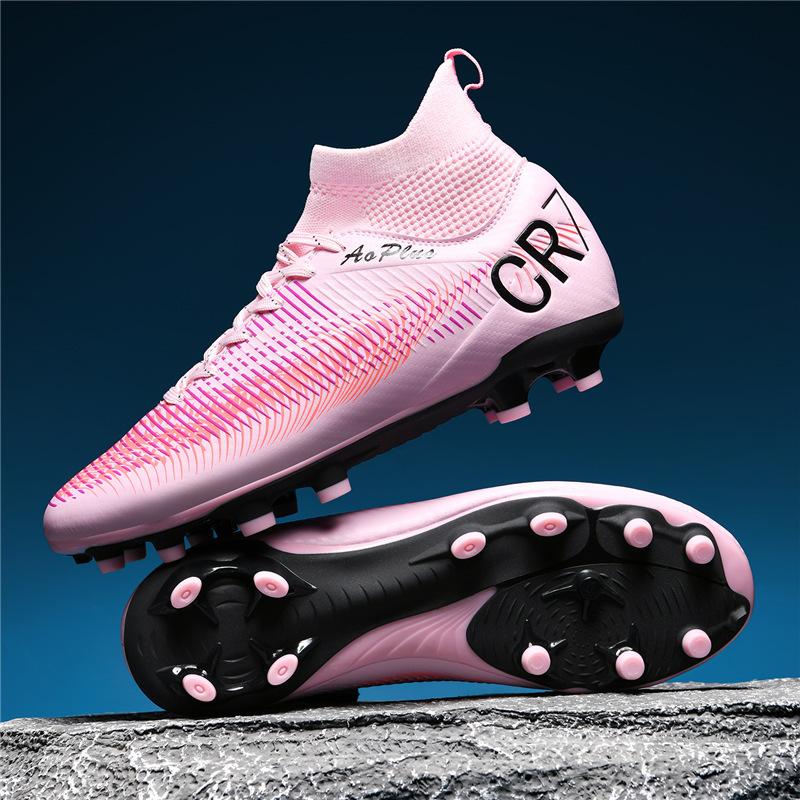 Adult CR7 Football Shoes Men's Low-top Spikes Student Couple Broken Nails Competition Training Shoes Women
