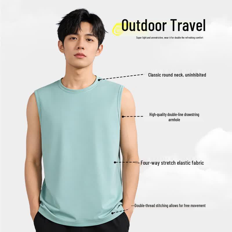 Jeanswest Men's Cooling Mesh Tank Top