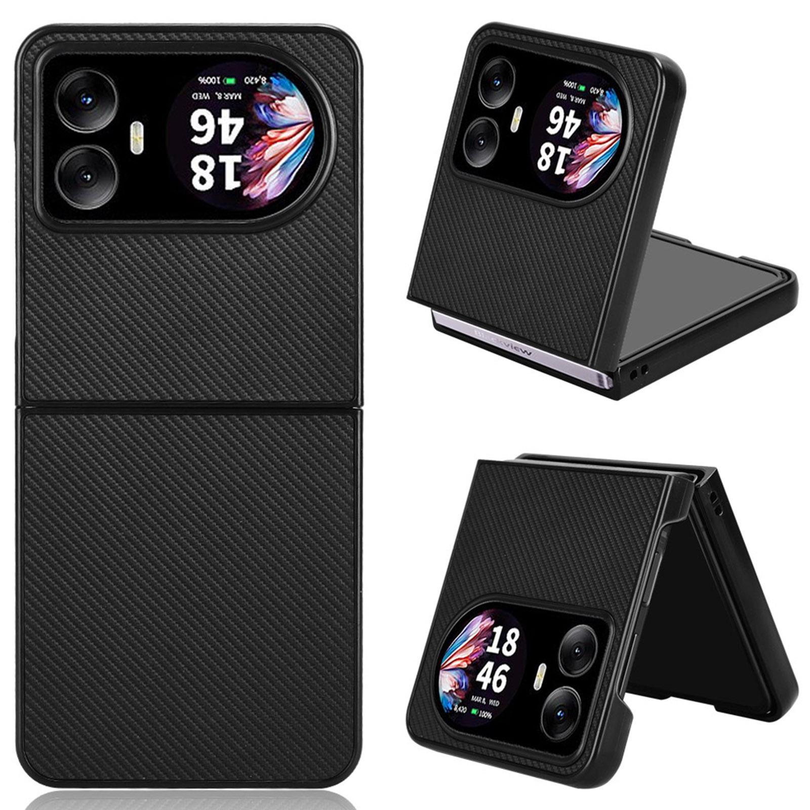 

Для Blackview Hero 10 4G Чохол Текстура вуглецевого волокна Протиударний PU+PC Чохол для телефону Black