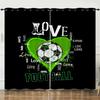Curtain Sports Ball Football Series 3D Digital Printing High Density Blackout