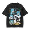 Goku X Vegeta Super Saiyan Washed T Shirts Streetwear Hip Hop Vintage TShirt Dragon Ball Z Tees Men 100 Cotton Oversize Summer