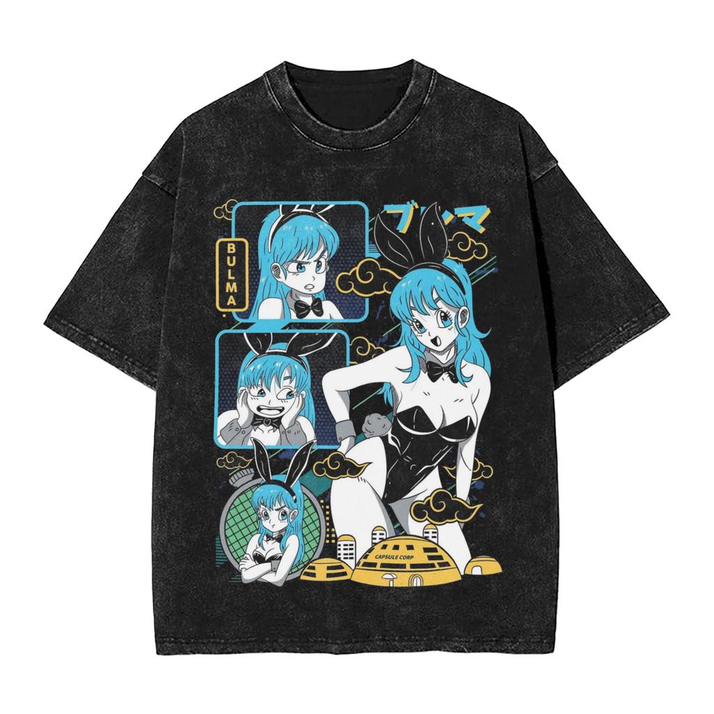 Goku X Vegeta Super Saiyan Washed T Shirts Streetwear Hip Hop Vintage TShirt Dragon Ball Z Tees Men 100 Cotton Oversize Summer