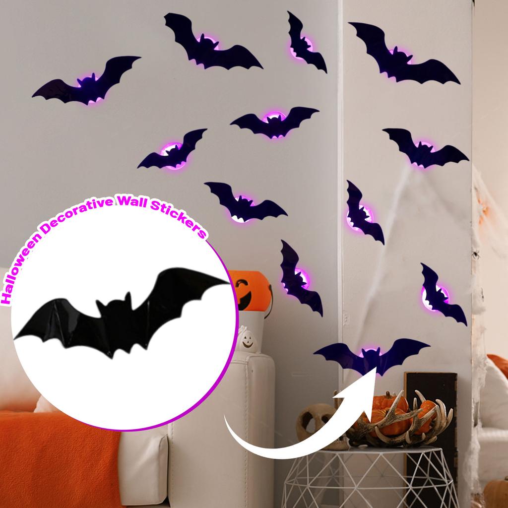 Halloween 3D Self-adhesive Sticker Children's Room Bedroom Party Atmosphere Decorative Wall Sticker