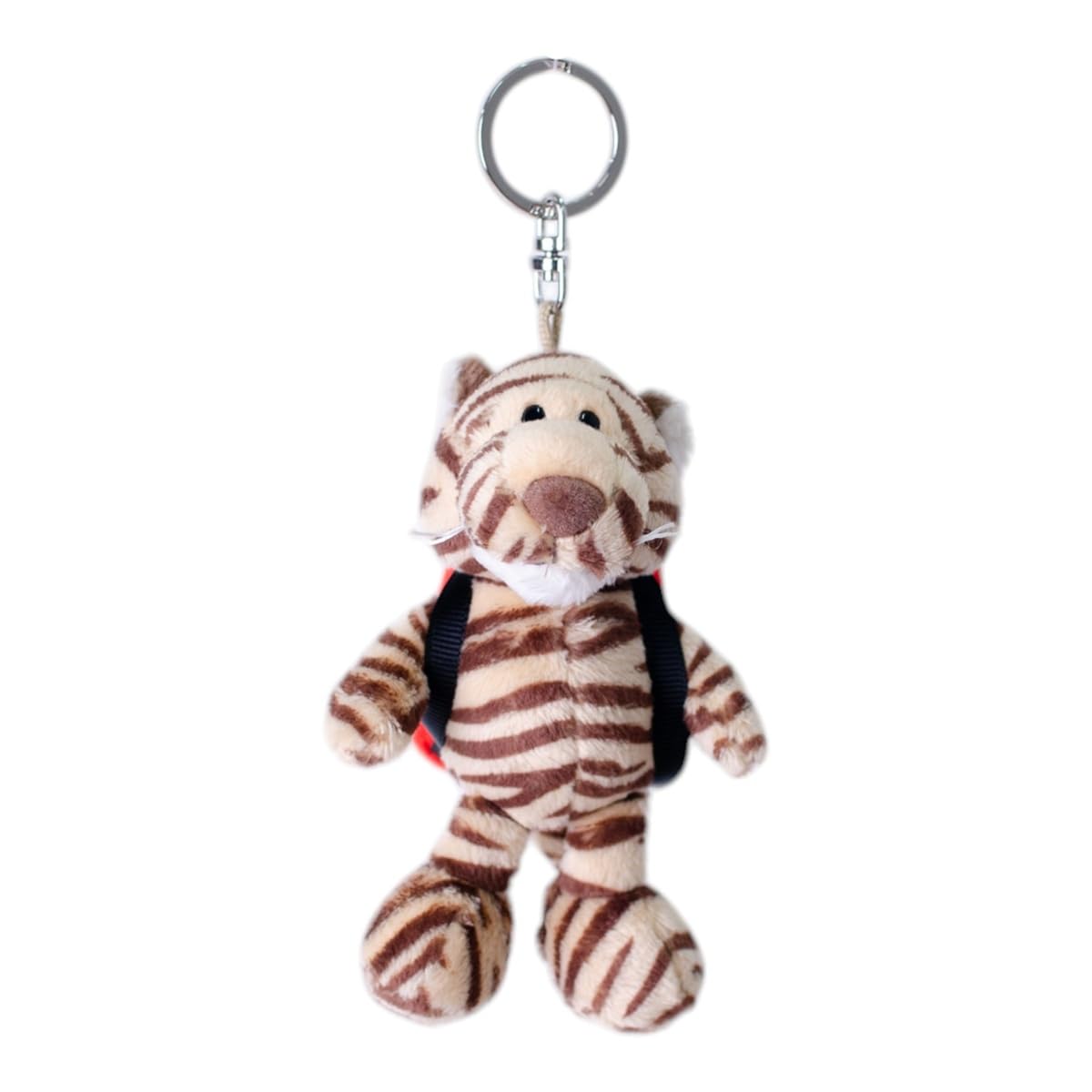

Niki Outdoor Products Tiger W6 x D7 x H10cm Keychain, 10cm, Orange, Kids Backpack,