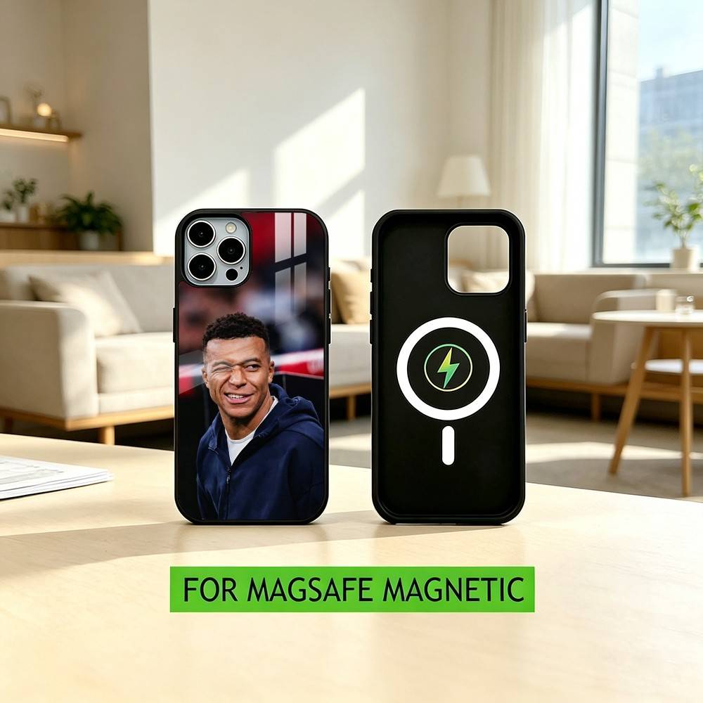 F-Football Star MbappeS-S  Phone Case For iPhone17,16,15,14,13,12,11 Plus,Pro Magnetic For Magsafe Wireless Charging