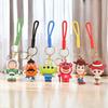 Disney Super Cute Animation Toy Story Theme Keychain Woody Buzz Doll Keychain Couple Bag Pendant Keychain Accessories Toy