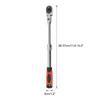 STEELMIGHT Ratchet Handle, Ratchet Wrench, 9.5mm Drive, 3/8" 72-Tooth Gear, Telescoping, Swivel Type, Flex Ratchet Handle