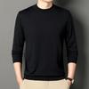 Men's High-Quality Imitation Wool Sweater: Autumn & Winter Warm Half-High Collar Base Layer