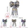 Stunning Halloween Bow Decoration With Glowing Skeleton And Pumpkin Designs For Festive Parties