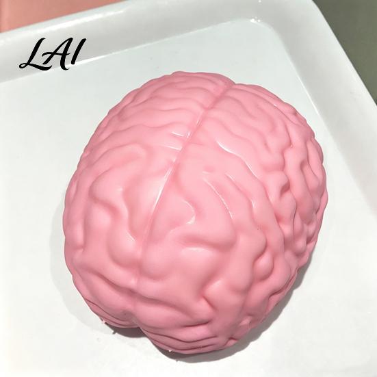 Brain Sensory Toy 1/2Pcs Giant Simulation Squeeze Stress Relief Pink Decompression Slow