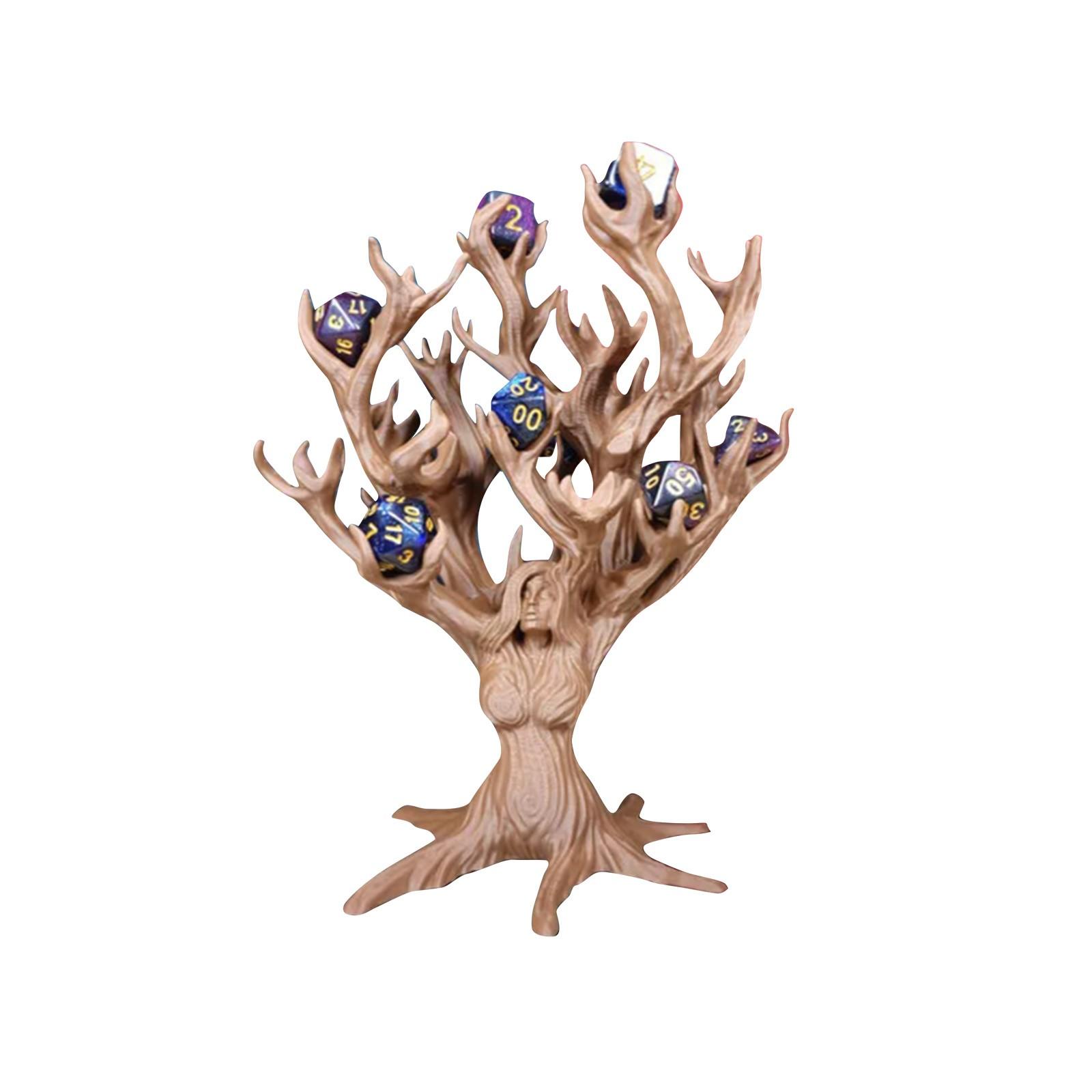 

Подставка для игральных костей Tree Dice Tray RPG Game Accessories One Size
